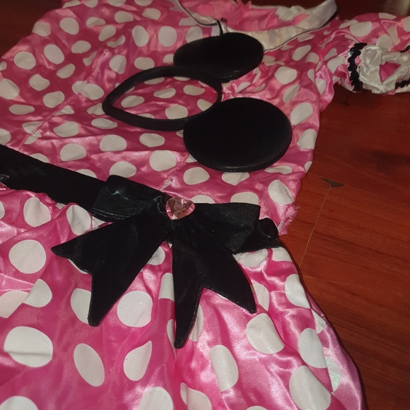 Kids Minnie Mouse Halloween Costume PINK DRESS KIDS medium - Picture 2 of 5